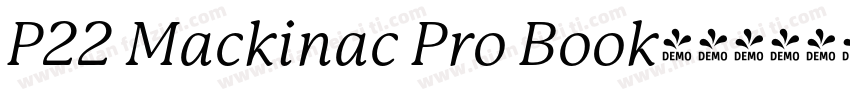 P22 Mackinac Pro Book字体转换